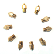 Load image into Gallery viewer, 14pcs MK8 Extruder Nozzle For Ender & Cr Series 3D Printer, 0.2, 0.3, 0.4, 0.5, 0.6, 0.8, 1.0mm (EXCEPT CR-10S PRO AND CR-X)